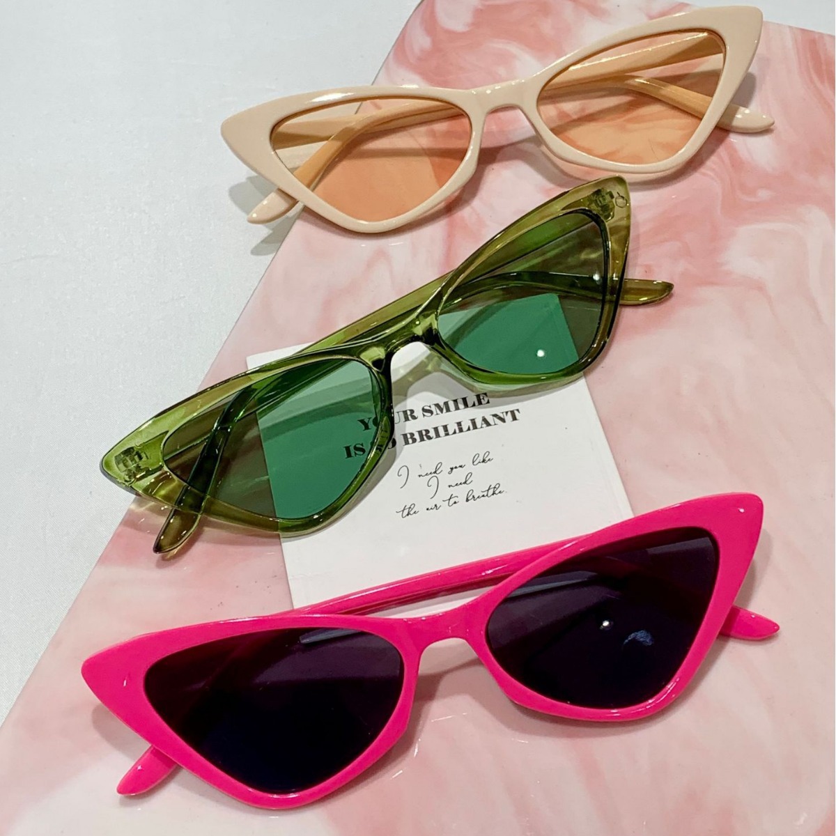 Маленькая оправа винтажные Ква – обзор и цена Sunglasses Cat Eye