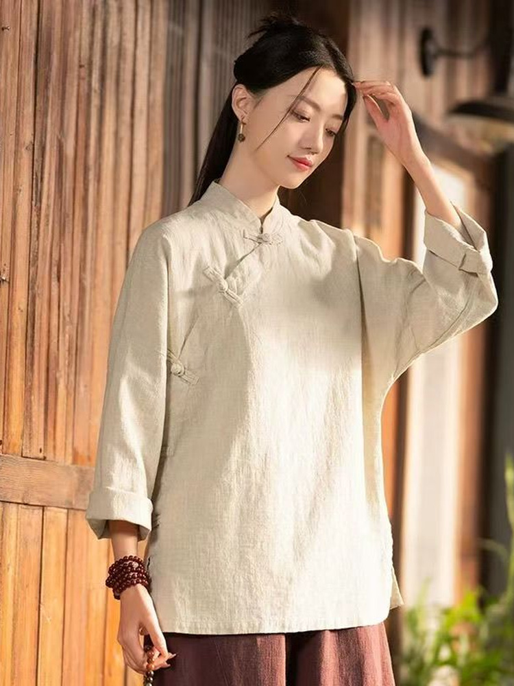 Новый комплект в китайском сти – обзор и цена Linen Pant Wide