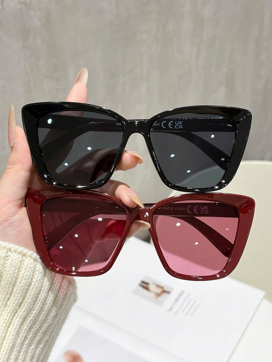1 пара пластиковых модных очко – обзор и цена Sunglasses Cat Eye
